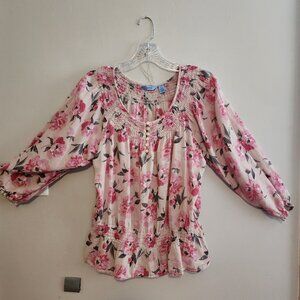 Izod floral Womans shirt